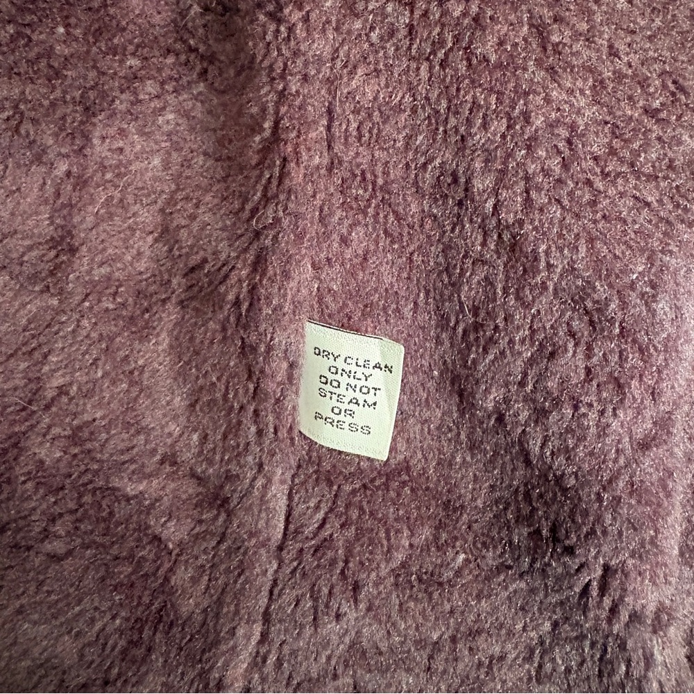 Women's Purple trench Coat - Picture 10 of 10